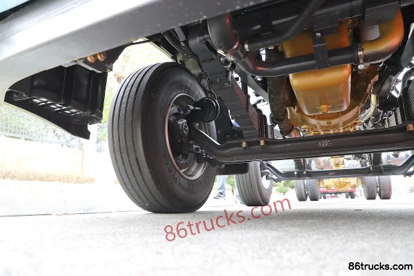 Dongfeng H7 Pro 6.9L diesel 350hp 6X2(8 wheels) Fast Gear 9-speed AMT automatic 9.47m wing-opening van cargo truck Chassis (2) | 86Trucks
