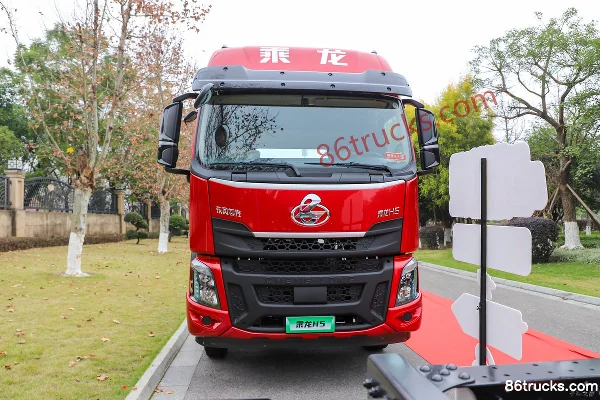 Dongfeng Liuqi Chenglong H5 Value Edition 270hp 4X2(6 wheels) 6.8m Cage Van Cargo Truck Exterior (2) | 86Trucks