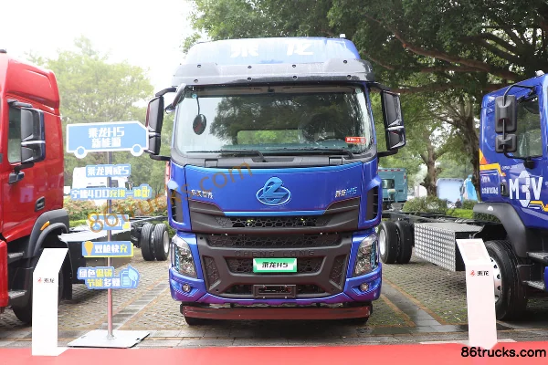 Dongfeng H5 4X2(6 wheels) 9.8m pure electric cargo truck, CATL 310.66kWh Exterior (2) | 86Trucks