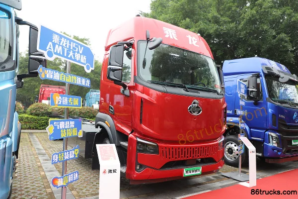 Dongfeng Yiwei 5 4X2(6 wheels) 9.8m pure electric cargo truck, CATL 400.6kWh Exterior