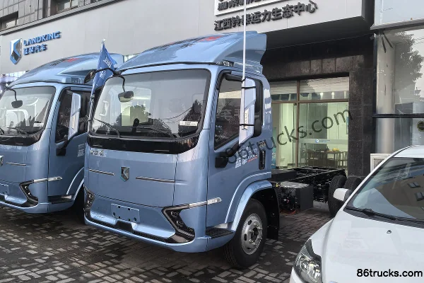 Lanqing Yue EH Pro 4.15m single-row pure electric stake truck BYD 156kWh 4X2(6 wheels) Exterior (3) | 86Trucks