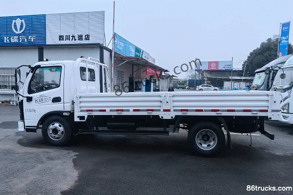 Feidi EV6 Air Brake 4.15m Single Row Pure Electric Flatbed Light Truck CALB 114.02kWh 4X2(6 wheels) Exterior (3) | 86Trucks
