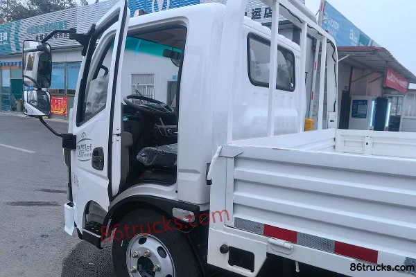 Feidi EV6 Air Brake 4.15m Single Row Pure Electric Flatbed Light Truck CALB 114.02kWh 4X2(6 wheels) Cab (1) | 86Trucks