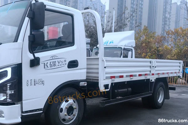 Feidi EV6 Air Brake 4.15m Single Row Pure Electric Flatbed Light Truck CALB 114.02kWh 4X2(6 wheels) Body (1) | 86Trucks