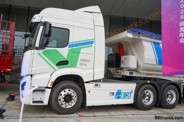 SHACMAN Delong H6000E 6X4(10 wheels) Electric Tractor Truck 400kWh Exterior (3) | 86Trucks