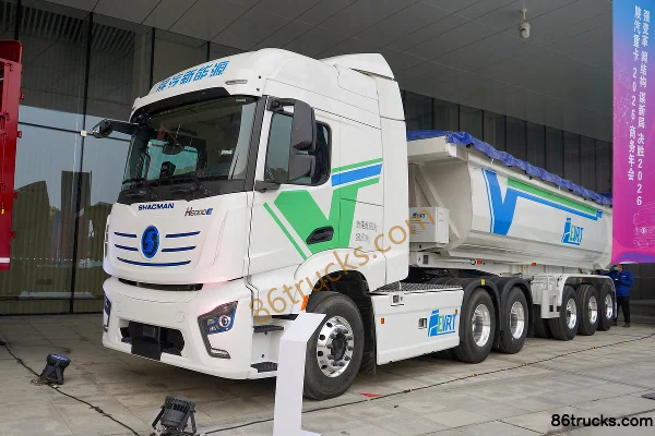 SHACMAN Delong H6000E 6X4(10 wheels) Electric Tractor Truck 400kWh Exterior (2) | 86Trucks