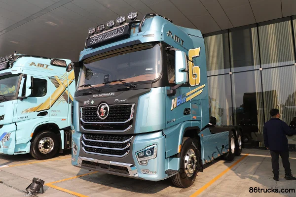 SHACMAN Delong G6000 Elite Edition 14L LNG 600hp 6X4(10 wheels) Fast Gear 16-Speed AMT Automatic Tractor Truck Exterior (3) | 86Trucks