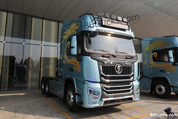 SHACMAN Delong G6000 Elite Edition 14L LNG 600hp 6X4(10 wheels) Fast Gear 16-Speed AMT Automatic Tractor Truck Exterior