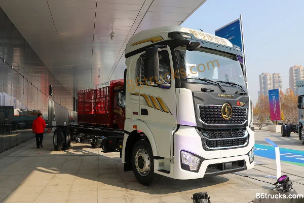 SHACMAN Delong M5000C 4.5L Diesel 280 hp 4X2(6 wheels) WLY 8-Speed 9.8m Van Cargo Truck Exterior