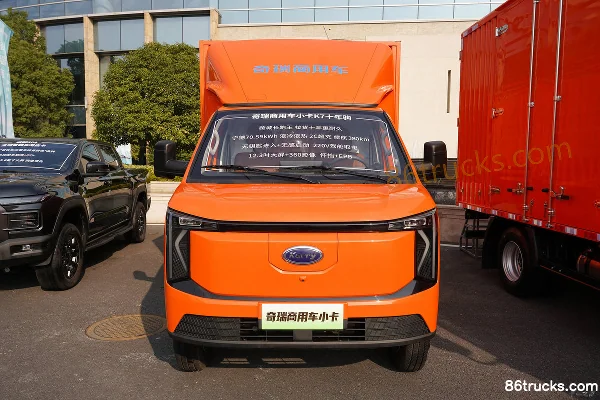 Chery Commercial Vehicle Kairui K7 Comfort Type Hydraulic Brake 3.7m Single Row Pure Electric Van Micro Truck CATL 70.595kWh 4X2(6 wheels) E