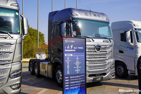 Beijing Trucks i Dream 6X4(10 wheels) Hybrid Tractor Truck Microvast 29.54 kWh Exterior
