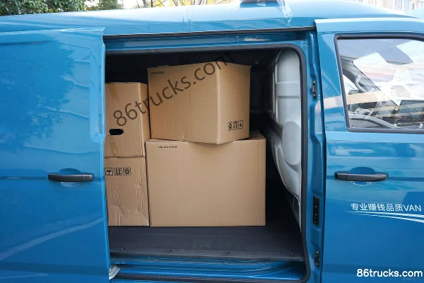 Chery Commercial Vehicle Dolphin K7 Sujie Edition 2-Seat Pure Electric Enclosed Van Kairui 50.38kWh Cargo Box (1) | 86Trucks