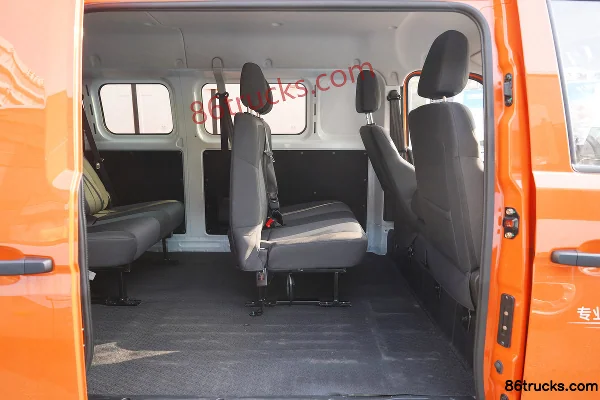 Chery Commercial Vehicle Dolphin K7 Chiyan Edition 7-Seat Pure Electric Light Bus 62.98kWh Cargo Box (1) | 86Trucks