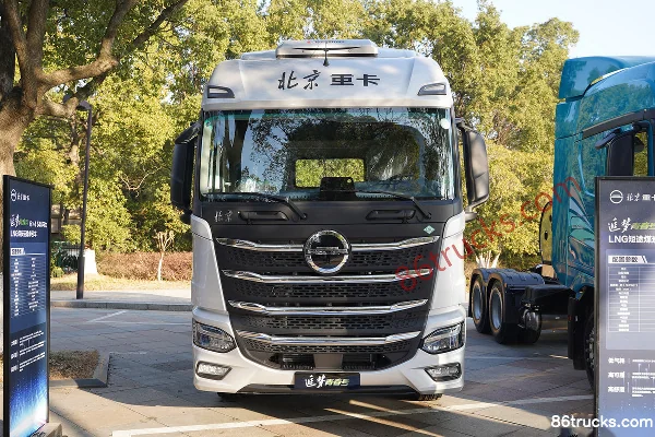Beijing Trucks Dream Youth Edition 14.5L LNG 540hp 6X4(10 wheels) Fast Gear 12-Speed Tractor Truck Exterior (2) | 86Trucks