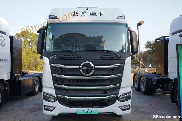 Beijing Trucks Lanmeng 7 Plain Version 6X4(10 wheels) Pure Electric Tractor Truck CATL 400kWh Exterior (2) | 86Trucks