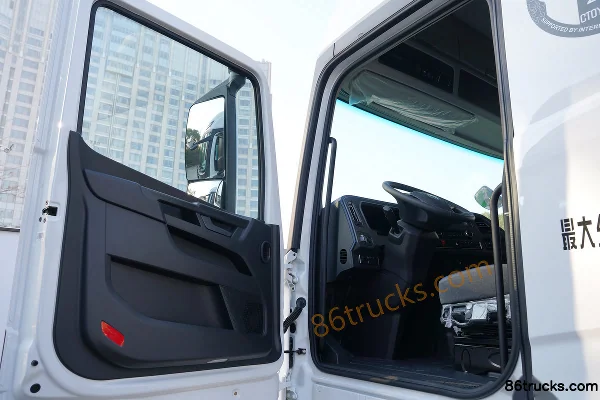 Beijing Trucks Lanmeng 7 Plain Version 6X4(10 wheels) Pure Electric Tractor Truck CATL 400kWh Cab (1) | 86Trucks