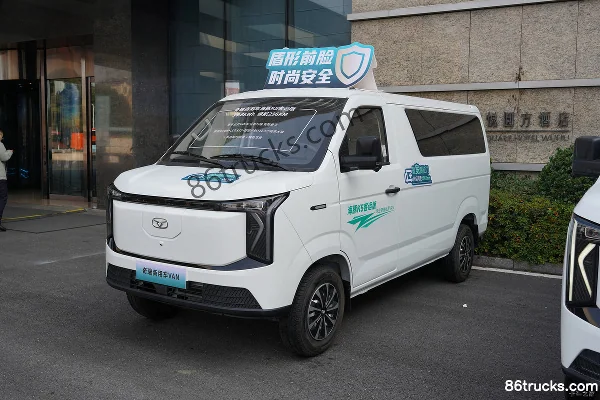 Chery Commercial Vehicle Dolphin K5 2026 model comfort passenger version 6 seats pure electric light bus Kairui 36.8kWh Extérieur (3) | 86Tr