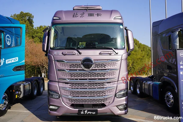 Beijing Trucks Dream Pro 14.5L LNG 630hp 6X4(10 wheels) ZF12-Speed AMT Automatic Tractor Truck Exterior (2) | 86Trucks