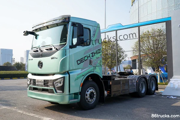 Proton Auto Dijiang Ta 6X4(10 roues) tracteur routier 100% électrique 455,6 kWh Extérieur (3) | 86Trucks