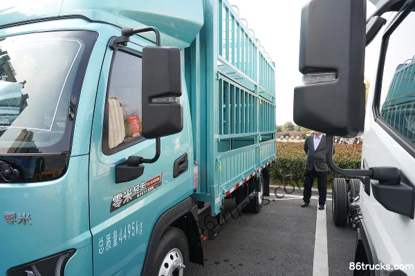 Chery Commercial Vehicle Zero Meter Million-Kilometer Custom Edition Single-Row Pure Electric Cargo Cage Light Truck 134kWh 4X2(6 wheels) Bo