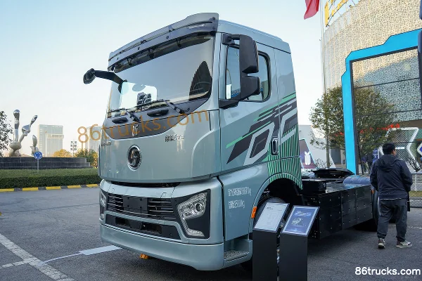 Proton Auto Dijiang Ta 6X4(10 wheels) Pure Electric Tractor Truck Fudi 400kWh Exterior (3) | 86Trucks