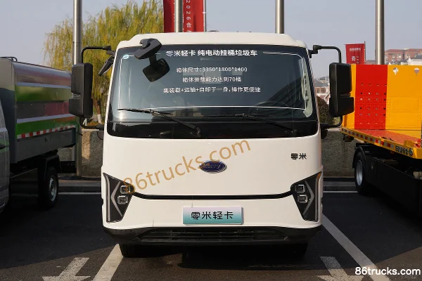 Chery Commercial Vehicle Zero Meter 4X2(6 wheels) Pure Electric Self-Loading Garbage Truck Exterior (2) | 86Trucks