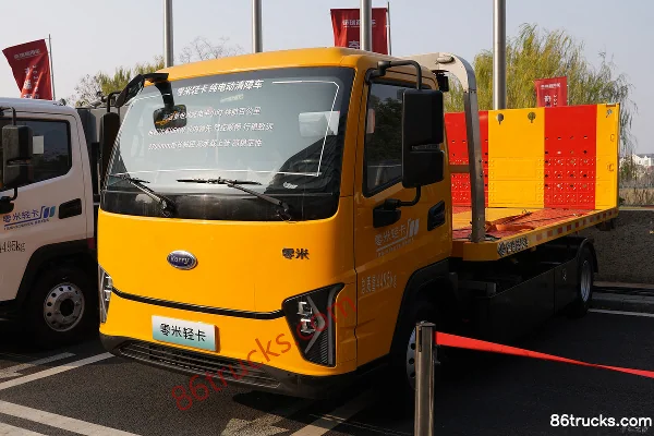 Chery Commercial Vehicle Zero Meter 4X2(6 wheels) Pure Electric Wrecker Truck Exterior (3) | 86Trucks