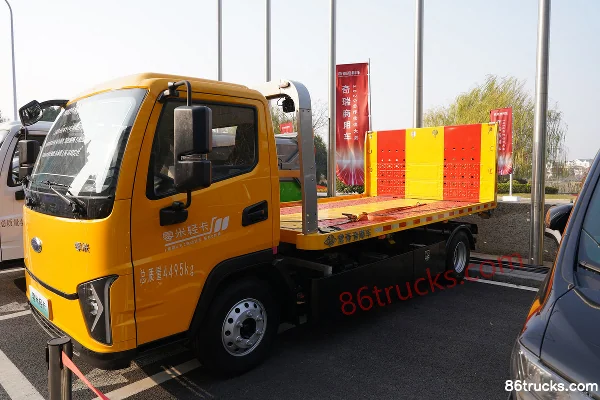 Chery Commercial Vehicle Zero Meter 4X2(6 wheels) Pure Electric Wrecker Truck Body (1) | 86Trucks
