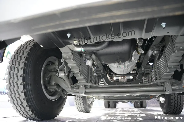 Sinotruk HOWO TS 8X4(12 wheels) 8m Plug-in Hybrid Dump Truck CALB 400.61kWh Chassis (2) | 86Trucks