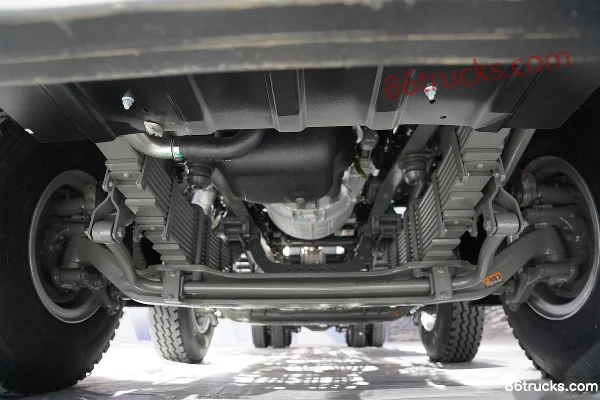 Sinotruk HOWO TS 8X4(12 wheels) 8m Plug-in Hybrid Dump Truck CALB 400.61kWh Chassis (1) | 86Trucks