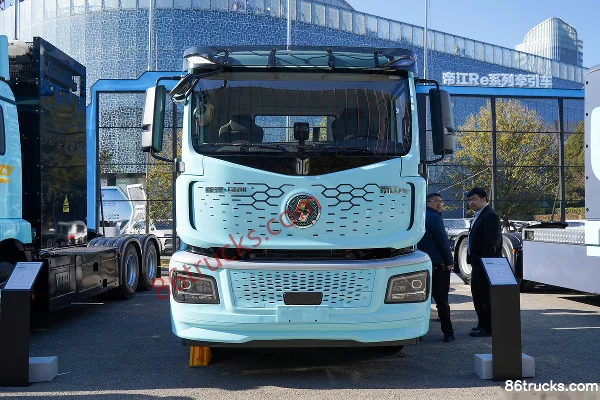 Proton Auto Dijiang Re 6X4(10 wheels) Pure Electric Tractor Truck EVE 448kWh Exterior (2) | 86Trucks
