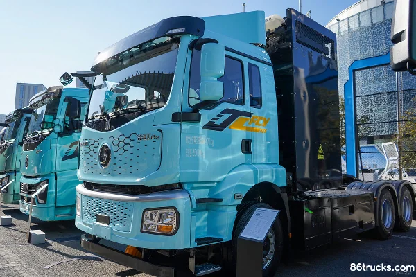Proton Auto Dijiang Re 6X4(10 wheels) fuel cell tractor truck 263kWh Exterior (3) | 86Trucks