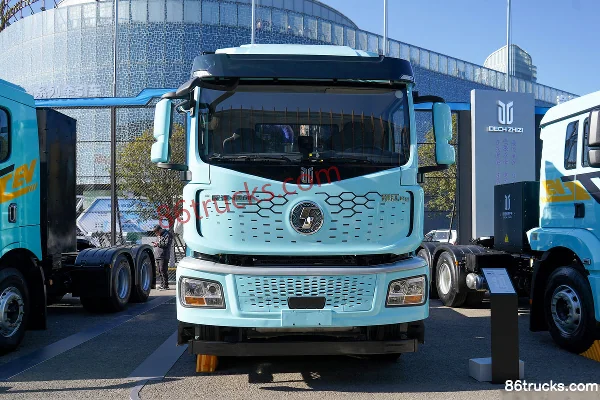 Proton Auto Dijiang Re 6X4(10 wheels) fuel cell tractor truck 263kWh Exterior (2) | 86Trucks
