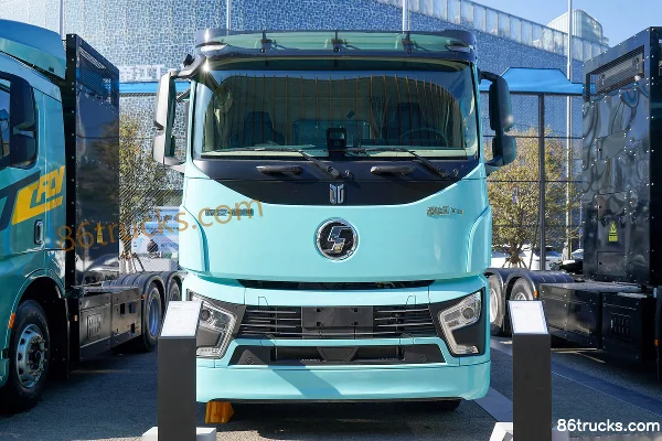 Proton Auto Dijiang Ta 6X4(10 roues) tracteur routier 100% électrique 600,92 kWh Extérieur (2) | 86Trucks