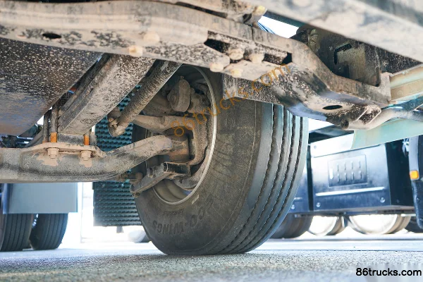 Proton Auto Dijiang Ta 6X4(10 roues) tracteur routier 100% électrique 600,92 kWh Châssis (3) | 86Trucks
