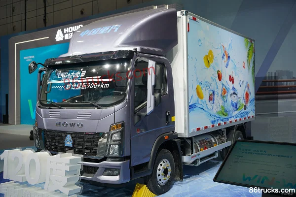 Sinotruk Tongshuai T400 range-extended hybrid light truck 120.27kWh 4X2(6 wheels) Exterior (3) | 86Trucks