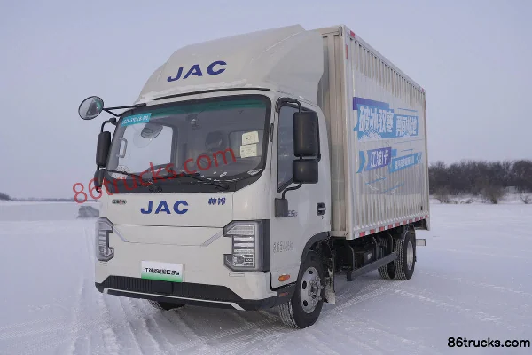 JAC ES6 4,15 m cabine simple fourgon électrique pur 100,46 kWh CATL 4X2(6 roues) Extérieur (3) | 86Trucks