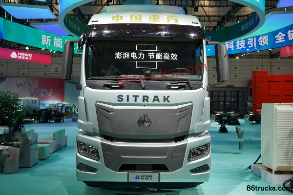 Sitrak C7M 6X4(10 wheels) Electric Tractor Truck CATL 600 kWh Exterior (2) | 86Trucks