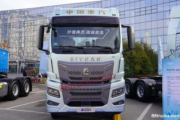 Sitrak C7M 13,3 L LNG 540 ch 6X4(10 roues) Sinotruk 12 vitesses tracteur routier Extérieur (2) | 86Trucks