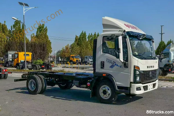 Sinotruk HOWO Tongshuai T3 140hp LNG 4X2(6 wheels) Fast Gear 8-Speed 4.08m Refrigerated Truck Exterior