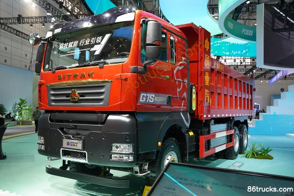 Sitrak SITRAK G7S 6X4(10 wheels) Hybrid Dump Truck Exterior (3) | 86Trucks
