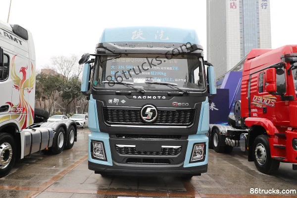 SHACMAN Commercial Vehicle Deyu Q500 14.8L LNG 560hp 6X4(10 wheels) Fast Gear 12-Speed Tractor Truck Exterior (2) | 86Trucks