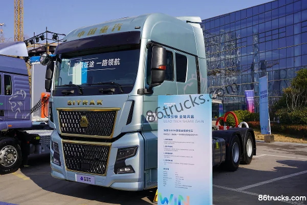 Sitrak SITRAK G7H 12.4L Diesel 580 hp 6X4(10 wheels) Sinotruk 14-Speed AMT Automatic Tractor Truck Exterior (3) | 86Trucks