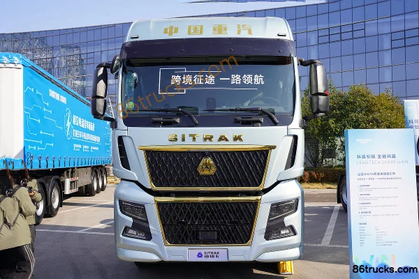 Sitrak SITRAK G7H 12.4L Diesel 580 hp 6X4(10 wheels) Sinotruk 14-Speed AMT Automatic Tractor Truck Exterior (2) | 86Trucks