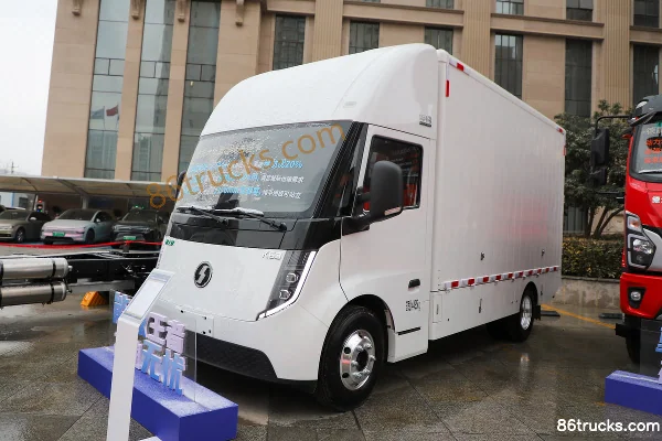 SHACMAN Zhiyun Kunshi Air Brake High Roof 4.15m Single Row Electric Van Light Truck CATL 140.41kWh 4X2(6 wheels) Exterior (3) | 86Trucks