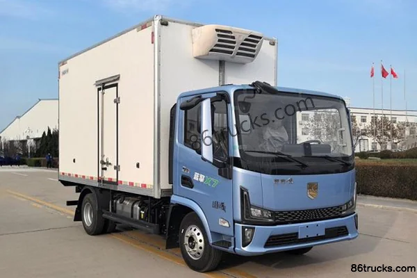 Lanqing Auto Lanqing Auto Lanqing Yue X7 Light Truck Electric Refrigerated Truck