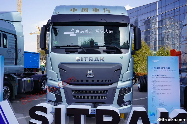 Sitrak SITRAK C9H 15.7L LNG 720 hp 6X4(10 wheels) ZF 12-Speed AMT Automatic Tractor Truck Exterior (2) | 86Trucks