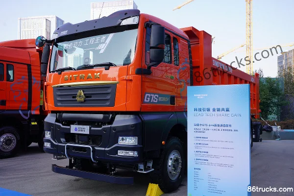 Sitrak SITRAK G7S 6X4(10 wheels) 6.2m Electric Dump Truck CATL 600kWh Exterior (3) | 86Trucks