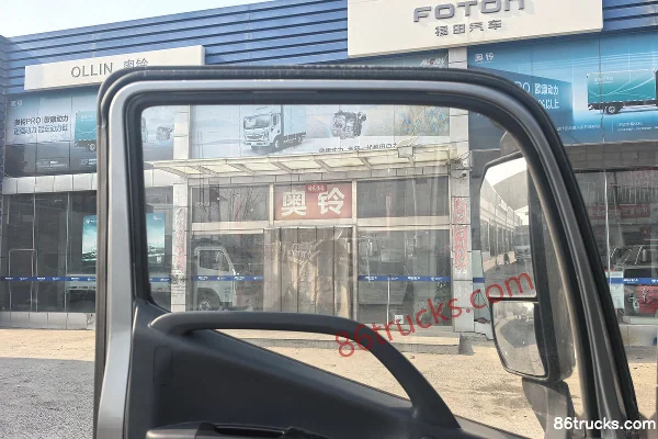 Foton Aoling CTV 140 hp 4X2(6 wheels) 4.17m Single Row Flatbed Light Truck Cab (2) | 86Trucks