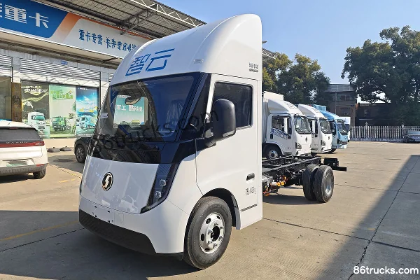 SHACMAN Zhiyun Kunshi Air Brake High Roof 4.15m Single Row Electric Cargo Cage Light Truck CATL 140.41kWh 4X2(6 wheels) Exterior (3) | 86Tru